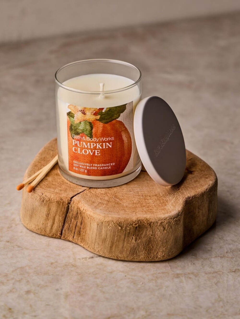 Bath & Body Works Pumpkin Clove Soy Wax Candle - Single Wick - Picture 4 of 4